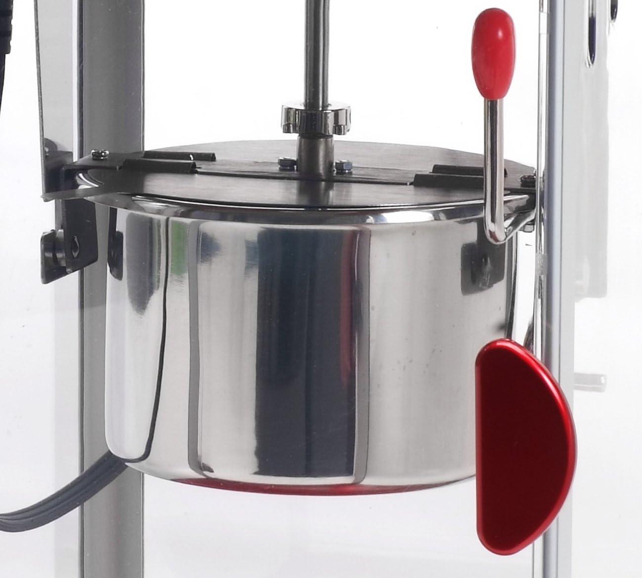 image:imageElite Gourmet EPM250 MaxiMatic 25 Ounce Classic Carnival Tabletop Kettle Popcorn Popper Machine RetroStyle Movie Hot Buttered Popcorn Red1Gallon