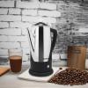 Elite Gourmet EC812 Electric 12-Cup Coffee Percolator with Keep Warm, Clear Brew Progress Knob Cool-Touch Handle Cord-less Serve, Stainless Steel(12-Cup)