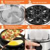 Elite Gourmet EGC115B Easy Egg Cooker Electric 7-Egg Capacity, Soft, Medium, Hard-Boiled Egg Cooker with Auto Shut-Off, Measuring Cup Included, BPA Free, Classic Black(Stainless Steel)