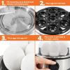 Elite Gourmet EGC115B Easy Egg Cooker Electric 7-Egg Capacity, Soft, Medium, Hard-Boiled Egg Cooker with Auto Shut-Off, Measuring Cup Included, BPA Free, Classic Black(Stainless Steel)