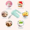 Elite Gourmet EHB1062 Variable Step-less Speed Immersion Hand Blender 500 Watts with Turbo, Stainless Steel Blades, Pressure Controlled Stick Mixer, Sauces, Soup, Smoothies, Baby Food, Stainless Steel(Mint)