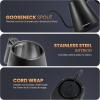 Elite Gourmet EKT3001 1L Digital Water Kettle, 304 Stainless Steel Interior, Programmed Temperatures, Keep Warm Function, Cordless, 360° Base, Auto Off & Audible Indicator, Matte Black(Copper)