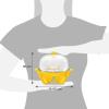 Elite Gourmet Easy Electric 7 Egg Capacity Soft, Medium, Hard-Boiled Cooker Poacher, Scrambled, Omelet Maker with Auto Shut-Off and Buzzer, BPA Free(Yellow)