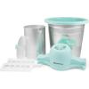 Elite Gourmet Maxi-Matic EIM-924L 4 quart Old Fashioned Electric Ice Cream Maker, Pine Bucket(Mint)