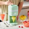 Elite Gourmet Snow Cone & Shaved Ice Maker, ESI2215M, Refreshing Slushies, Margaritas, Boba Drinks, Snow Cone & Holder and Ice Mold, Use Cubed & Bagged Ice, Stainless Steel Shaving Blade, Mint(Mint)