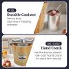 Maxi-Matic EIM-520 Automatic Easy, Homemade Electric Maker, Ingredient Chute, On/Off Switch, No Salt Needed, Creamy Ice Cream, Gelato, Frozen Yogurt, or Sorbet, 1 Quart, Blue(Pine)
