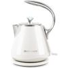 Elite Gourmet 1.7L Dual Wall Cool Touch Electric Tea Kettle, Borosilicate Glass, 304 Stainless Steel Interior, Programmed Digital Touchscreen, Keep Warm, Auto Off & Audible Indicator, Black(1.4 Quarts)