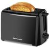 Elite Gourmet 2-Slice Cool Touch Toaster – 6 Browning Levels, Extra Wide 1.25” Slots for Bagels & Thick Bread, Cancel Function, Compact, ETL Certified, Black(Black)