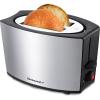 Elite Gourmet ECT2428 Extra Wide 1.25” Slot 2-Slice Toaster, Cancel, Defrost and Bagel Functions, 6 Toast Settings, Slide-Out Crumb Tray, Stainless Steel(2 Slice)