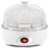 Elite Gourmet EGC007CHC# Rapid Egg Cooker, 7 Easy-To-Peel, Hard, Medium, Soft Boiled Eggs, Poacher, Omelet Maker, Auto Shut-Off, Alarm, 16-Recipe Booklet, Charcoal Grey(Snow)