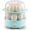 Elite Gourmet EGC115B Easy Egg Cooker Electric 7-Egg Capacity, Soft, Medium, Hard-Boiled Egg Cooker with Auto Shut-Off, Measuring Cup Included, BPA Free, Classic Black(Mint)