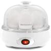 Elite Gourmet EGC115B Easy Egg Cooker Electric 7-Egg Capacity, Soft, Medium, Hard-Boiled Egg Cooker with Auto Shut-Off, Measuring Cup Included, BPA Free, Classic Black(Classic White)