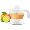 Elite Gourmet ETS-411 BPA-Free 30-Watt Electric Citrus Juicer Extractor: Compact Large Volume Pulp Control Oranges, Lemons, Limes, Grapefruits with Easy Pour Spout, 16 oz, White(16 ounce)