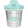 Elite Gourmet Maxi-Matic EIM-924L 4 quart Old Fashioned Electric Ice Cream Maker, Pine Bucket(Mint)
