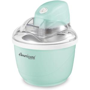 Elite Gourmet Americana Collection Elite EIM520M 1 Quart Automatic Easy Homemade Electric Ice Cream Maker, Frozen Yogurt, Sorbet, Gelato Treat, with Recipes, Mint(Spearmint)