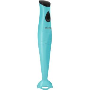 Elite Gourmet EHB2425B Electric Immersion, Mixer, Chopper, 1-Touch Control Hand Blender, 150 Watts, Black(Aqua)