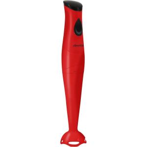 Elite Gourmet EHB2425B Electric Immersion, Mixer, Chopper, 1-Touch Control Hand Blender, 150 Watts, Black(Red)