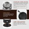 Elite Gourmet 12-Cup Electric Coffee Percolator, Dishwasher Safe Stainless-Steel Filter, Lid & Tube, Keep Warm, 360° Swivel Base Cord-less Serving, Stainless-Steel