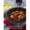 Elite Gourmet MST-350B Electric Slow Cooker, Adjustable Temp, Entrees, Sauces, Stews & Dips, Dishwasher Safe Glass Lid & Crock (3 Quart, Black)(3 Quarts)