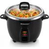 Elite Gourmet ERC2001BX 10-Cup Electric Rice Cooker with 304 Surgical Grade Stainless Steel Inner Pot, Makes Soups, Stews, Porridges, Grains and Cereals