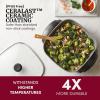 Elite Gourmet 15″ x 12″ x 3″ Stow-Away Foldable Electric Skillet, Ceralast™ PFAS Free Ceramic, 1500W Rapid Heat, Dishwasher Safe Pan & Lid, Black/Grey(12″ x 12″ (6 Qt))