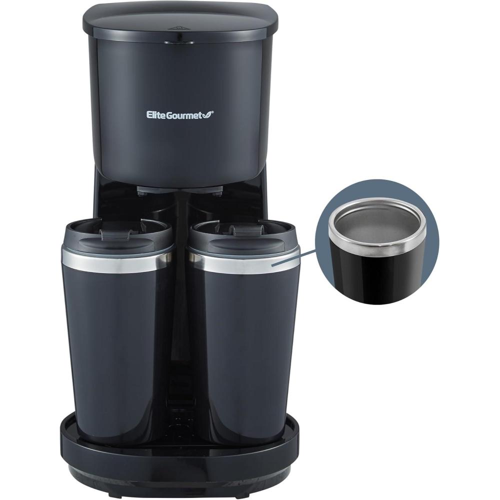 image:imageElite Gourmet EC923 Electric Coffee Percolator BPA Free Keep Warm Clear Brew Progress Knob CoolTouch Handle Cordless Serve 12Cup Stainless Steel28 ounce