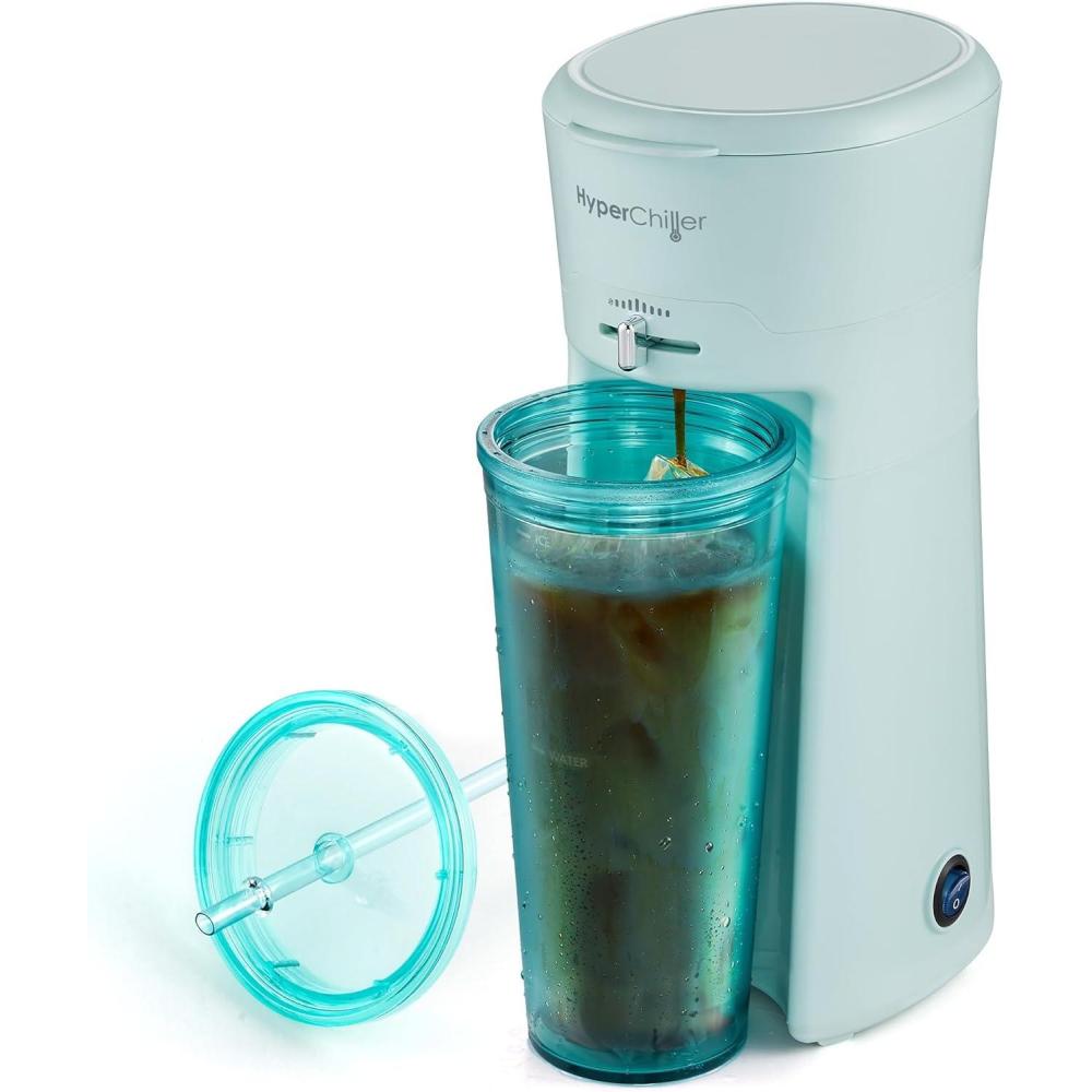 image:imageElite Gourmet EHC9420 Automatic 5Cup Brew amp Drip Coffee Maker with Pause N Serve Reusable Filter OnOff Switch Water Level IndicatorMint