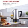 Elite Gourmet EC923 Electric Coffee Percolator, BPA Free, Keep Warm, Clear Brew Progress Knob, Cool-Touch Handle, Cordless Serve, 12-Cup, Stainless Steel(96-ounce/12 Cup)
