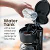 Elite Gourmet EHC-5055 Automatic 5-Cup Brew & Drip Coffee Maker with Pause N Serve Reusable Filter, On/Off Switch, Water Level Indicator(Black)