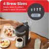 Elite Gourmet EHC-5055# Automatic Brew & Drip Coffee Maker with Pause N Serve Reusable Filter, On/Off Switch, Water Level Indicator, Black(16 ounces)