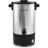 Elite Gourmet CCM-035 Maxi-Matic 30 Cup Stainless Steel Coffee Urn Removable Filter For Easy Cleanup, Two Way Dispenser with Cool-Touch Handles Electric Coffee Maker Urn, Stainless Steel(30 Cups)