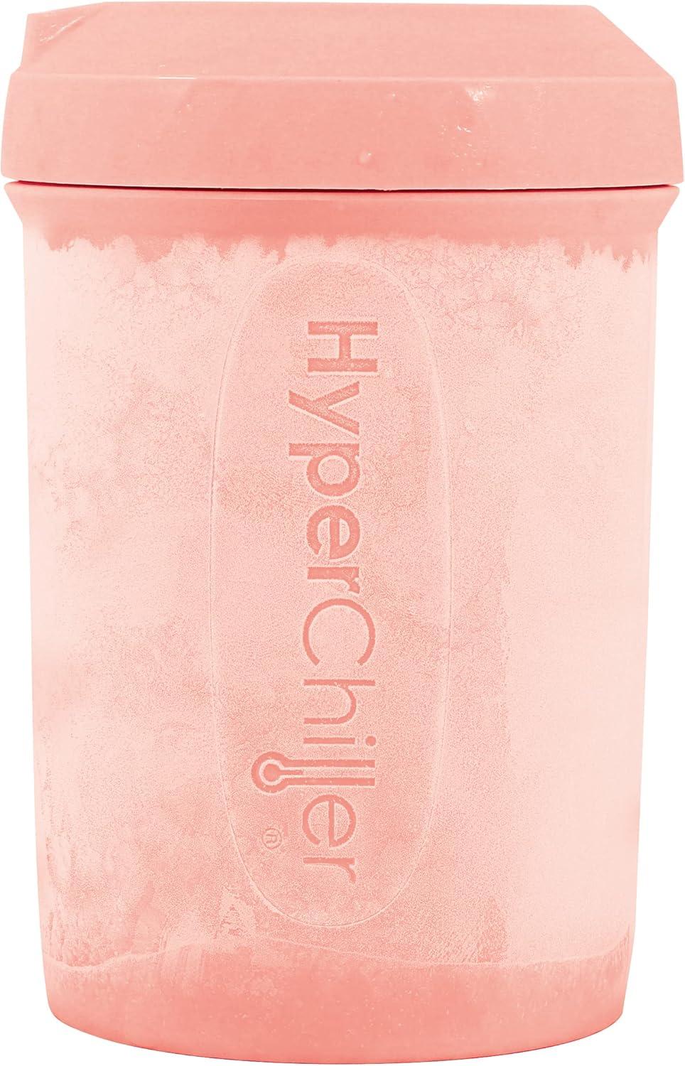 image:imageHyperChiller HC2BG Patented Iced CoffeeBeverage Cooler NEW IMPROVEDSTRONGER AND MORE DURABLE Ready in One Minute Reusable for Iced Tea Wine Spirits Alcohol Juice 125 Oz Slate BlueRose Gold