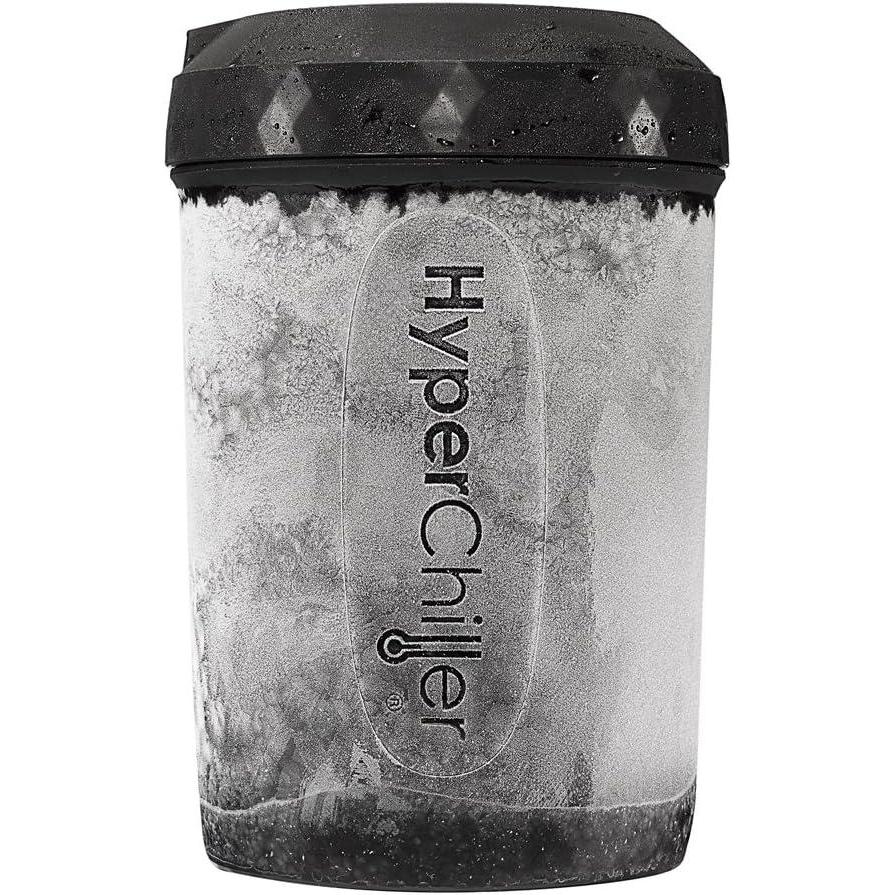 image:imageHyperChiller HC2BG Patented Iced CoffeeBeverage Cooler NEW IMPROVEDSTRONGER AND MORE DURABLE Ready in One Minute Reusable for Iced Tea Wine Spirits Alcohol Juice 125 Oz Slate BlueBlack