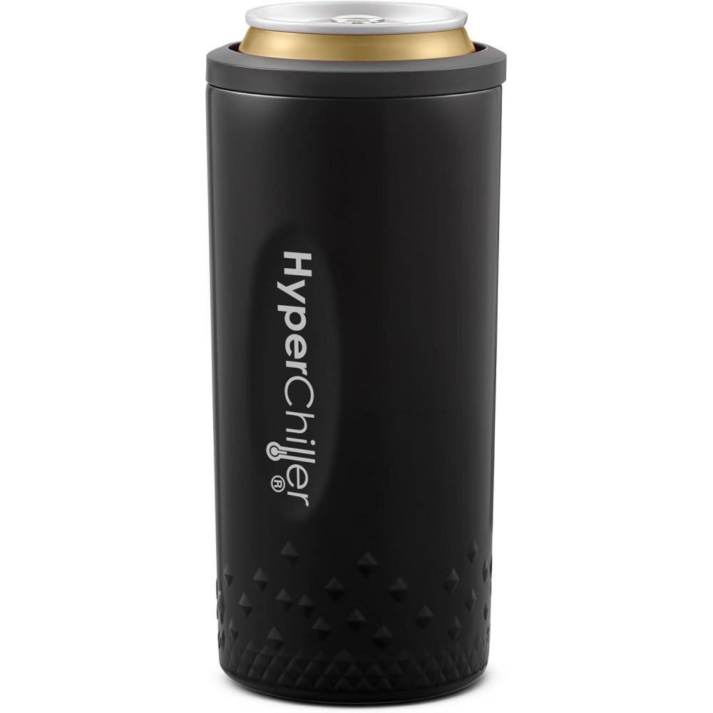 image:imageHyperChiller HC2CB Patented Iced CoffeeBeverage Cooler NEW IMPROVEDSTRONGER AND MORE DURABLE Ready in One Minute Reusable for Iced Tea Wine Spirits Alcohol Juice 125 Oz Charcoal BlackBlack