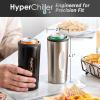 HyperChiller HC2CB Patented Iced Coffee/Beverage Cooler, NEW, IMPROVED,STRONGER AND MORE DURABLE! Ready in One Minute, Reusable for Iced Tea, Wine, Spirits, Alcohol, Juice, 12.5 Oz, Charcoal Black(Black)