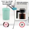 HyperChiller HC2M# Patented Iced Coffee/Beverage Cooler, NEW, IMPROVED,STRONGER AND MORE DURABLE! Ready in One Minute, Reusable for Iced Tea, Wine, Spirits, Alcohol, Juice, 12.5 Oz, Spearmint(Spearmint)