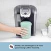 HyperChiller HC2M# Patented Iced Coffee/Beverage Cooler, NEW, IMPROVED,STRONGER AND MORE DURABLE! Ready in One Minute, Reusable for Iced Tea, Wine, Spirits, Alcohol, Juice, 12.5 Oz, Spearmint(Spearmint)
