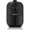 Elite Gourmet EAF-2612DX Personal 2.1Qt Compact Space Saving Programmable Hot Air Fryer, Oil-Less Healthy Cooker, Timer & Temperature Controls, 1000W, Black(Black)