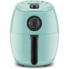 Elite Gourmet EAF-4617X Electric Digital Hot Air Fryer, 1350Watts, Oil-Less Healthy Cooker, Timer & Temperature Controls, 4 Quart, Black(2.1 Quart)