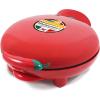Elite Gourmet EQD-118# Electric Non-Stick 11″ Quesadilla Maker, Easy-Slice 6-Wedge, Grilled Cheese Corn Flour Tortilla Snacks, Red(8″)