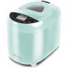 Elite Gourmet Programmable Bread Maker with PFAS-Free CERALAST™ Ceramic Pan, 2 lb Loaf, 19 Presets incl. Gluten-Free, 3 Sizes, Delay Timer, Steel Gray(Mint)