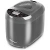 Elite Gourmet Programmable Bread Maker with PFAS-Free CERALAST™ Ceramic Pan, 2 lb Loaf, 19 Presets incl. Gluten-Free, 3 Sizes, Delay Timer, Steel Gray(Steel Gray)
