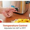 Elite Gourmet EDF1116 Electric 1.2 Qt. / 4.8 Cup Oil Capacity Deep Fryer, Adjustable Temperature, Removable Basket, Lid with Cool-Touch Knob, Stainless Steel(1.2 Qt. / 4.8 Cup)