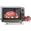 Elite Gourmet ETO4524 45L Countertop Convection Toaster Oven, French Doors, Adjustable Temperature & Timer, Bake, Roast, Broil, Toast, Includes Baking Pan, Rack, Rotisserie, Stainless Steel(6-Slice  23L)