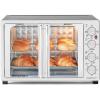 Elite Gourmet ETO4524 45L Countertop Convection Toaster Oven, French Doors, Adjustable Temperature & Timer, Bake, Roast, Broil, Toast, Includes Baking Pan, Rack, Rotisserie, Stainless Steel(12-Slice  45L)