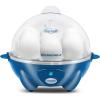 Elite Gourmet EGC700P# Rapid Egg Cooker, 7 Easy-To-Peel, Hard, Medium, Soft Boiled Eggs, Poacher, Omelet Maker, Auto Shut-Off, Alarm, 16-Recipe Booklet, BPA-Free, Eggplant(Ocean)