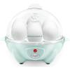 Elite Gourmet EGC700P# Rapid Egg Cooker, 7 Easy-To-Peel, Hard, Medium, Soft Boiled Eggs, Poacher, Omelet Maker, Auto Shut-Off, Alarm, 16-Recipe Booklet, BPA-Free, Eggplant(Mint)