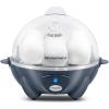 Elite Gourmet EGC700M# Rapid Egg Cooker, 7 Easy-To-Peel, Hard, Medium, Soft Boiled Eggs, Poacher, Omelet Maker, Auto Shut-Off, Alarm, 16-Recipe Booklet, BPA-Free, Seafoam, 7 Egg(Cobalt)